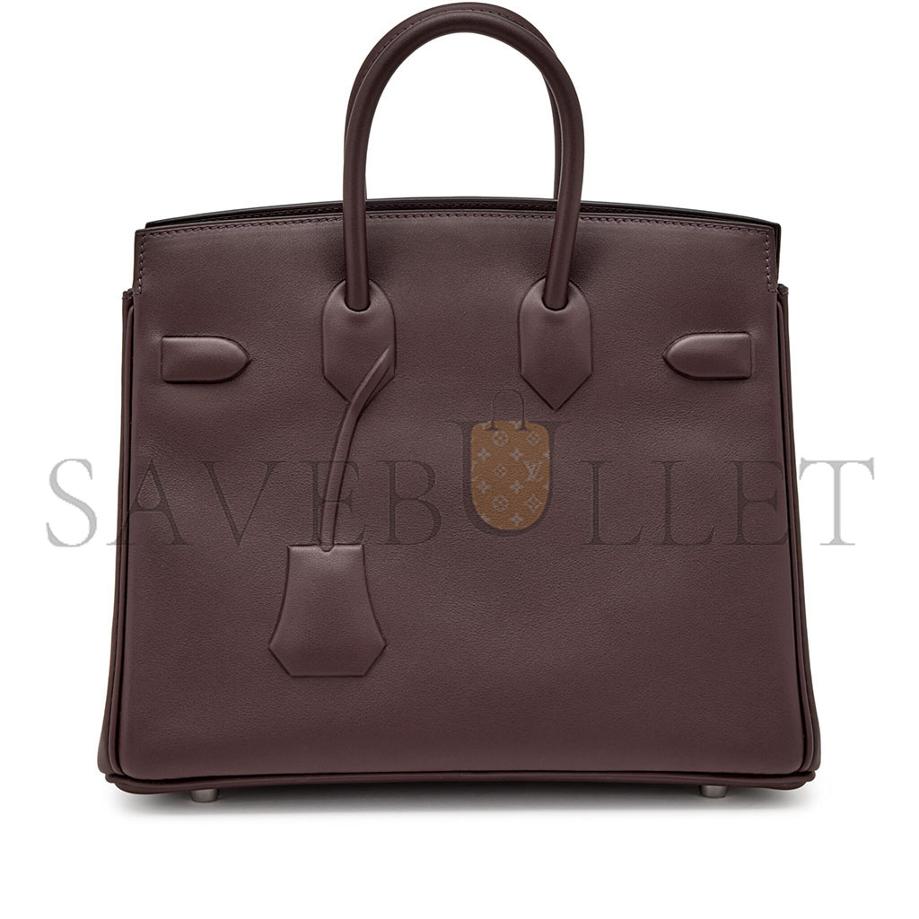 h**mes master birkin 25 shadow swift leather phanT0m saddle red bag h082629ck76 (25*20*13cm)
